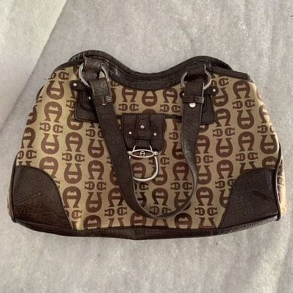 Etienne Aigner Core Canvas Handbag - Picture 1 of 6